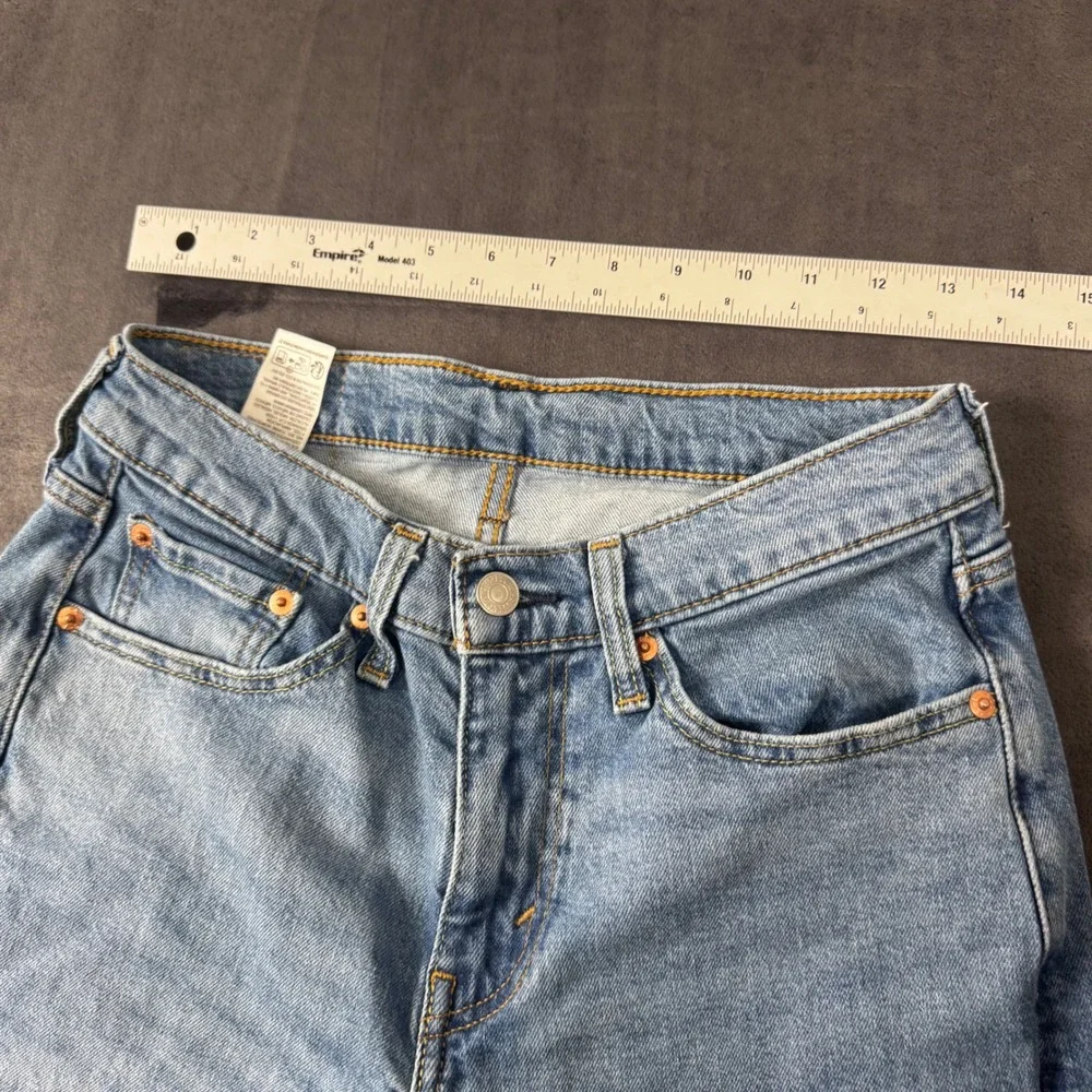 Levi's 514 Straight Leg Jeans Mens 28x30 Light Wash Denim 00514-1593